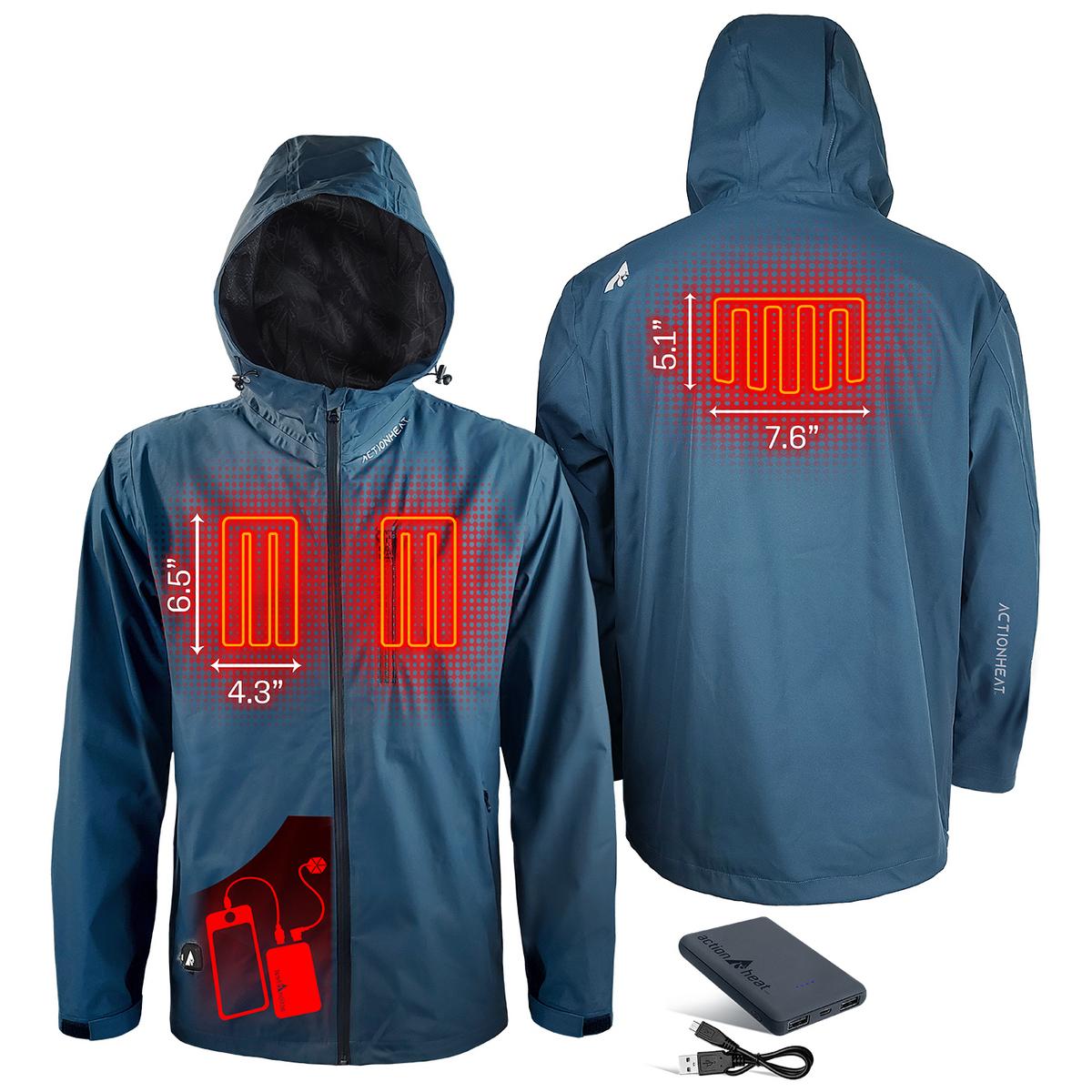 Heatrea 5V Men's Waterproof Heated Rain Jacket