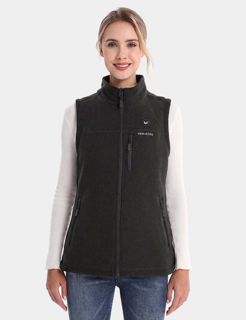 Women’s Heated Recycled Fleece Vest 7.4V, EW22