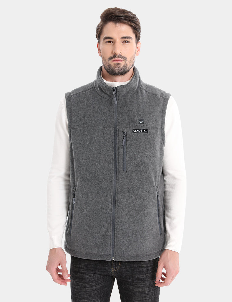 Men’s Heated Recycled Fleece Vest 7.4V, EM21