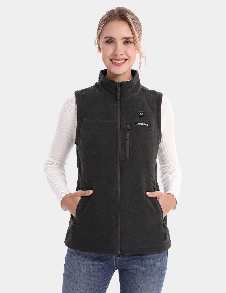 Women’s Heated Recycled Fleece Vest 7.4V, EW22