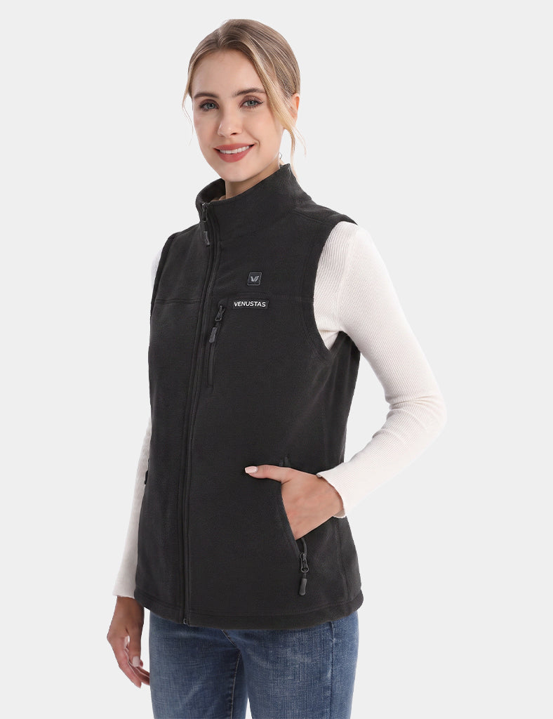 Women’s Heated Recycled Fleece Vest 7.4V, EW22