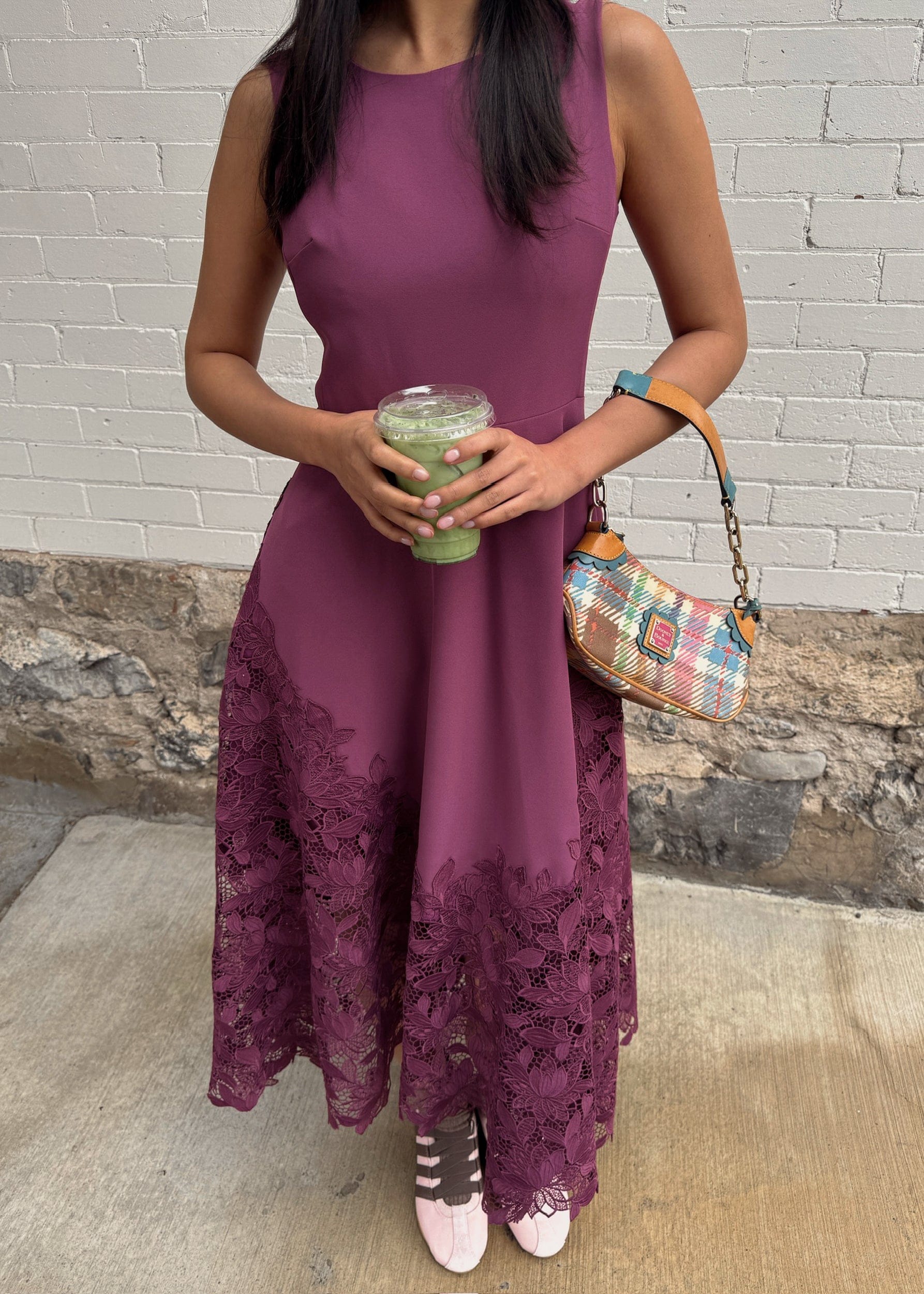 chic size inclusive model wearing Adara Dress