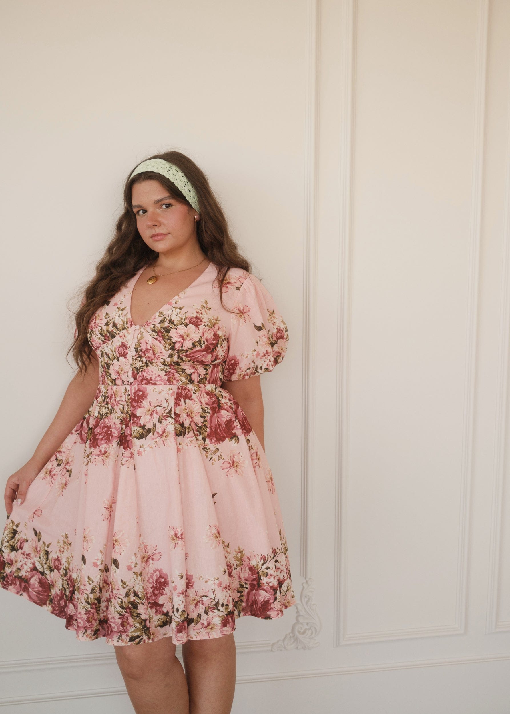 chic size inclusive model wearing Sunday Dress