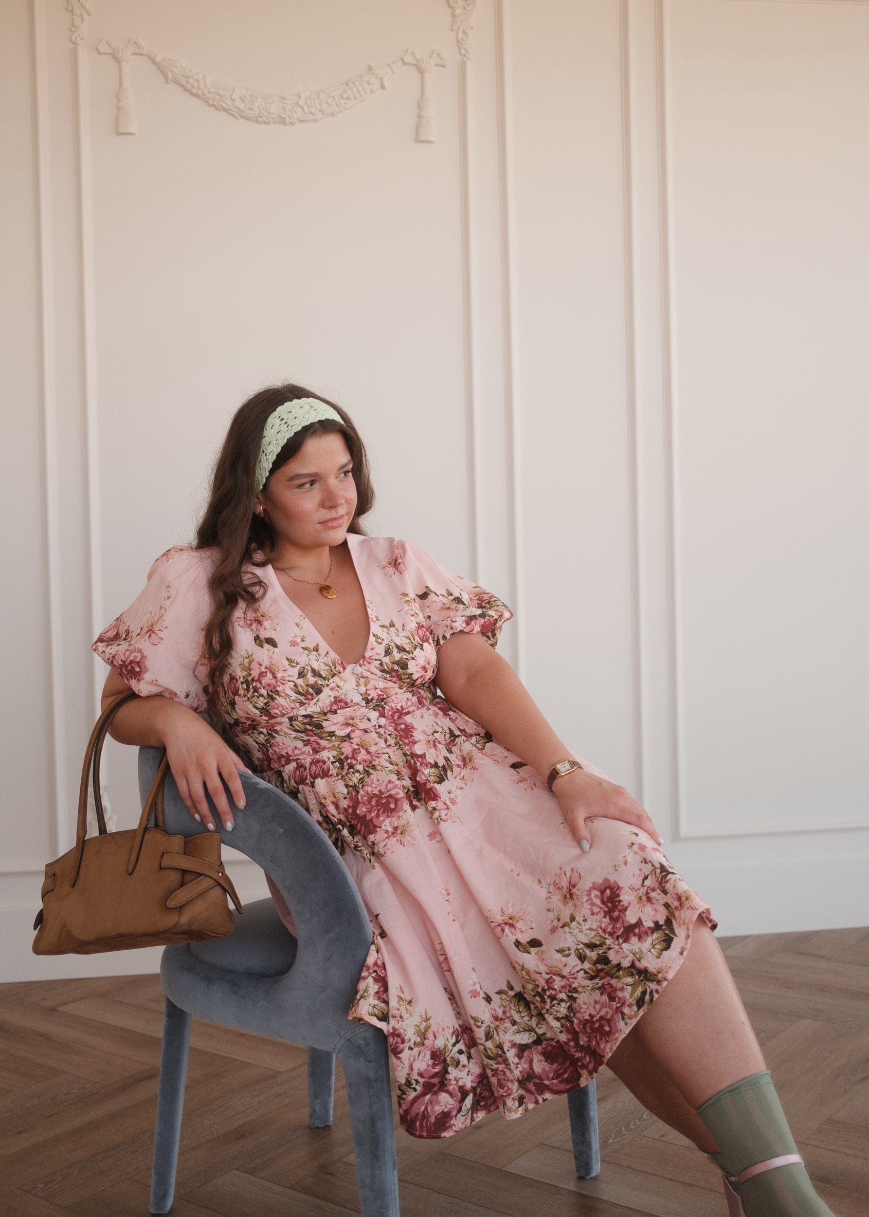 chic size inclusive model wearing Sunday Dress