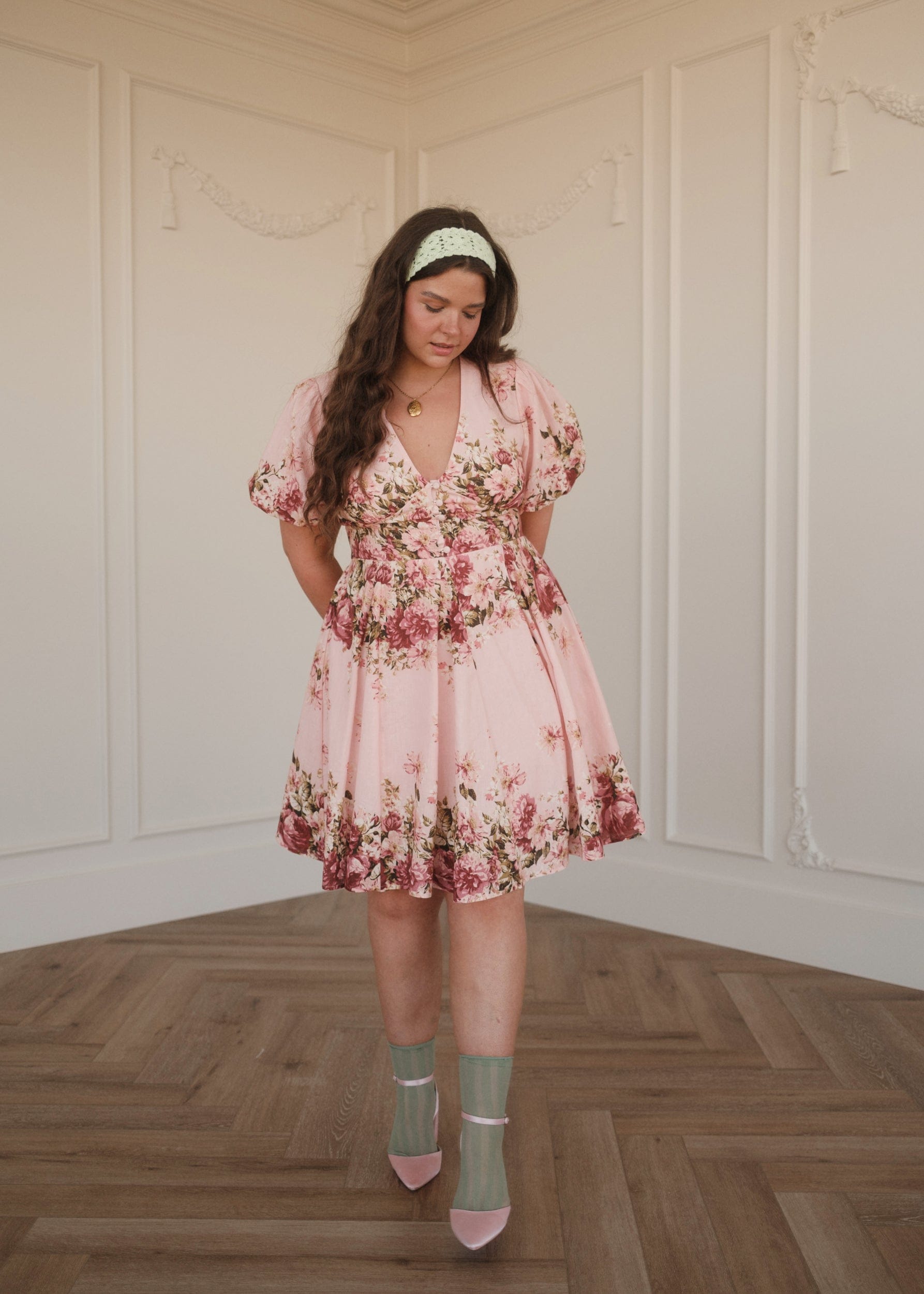 chic size inclusive model wearing Sunday Dress