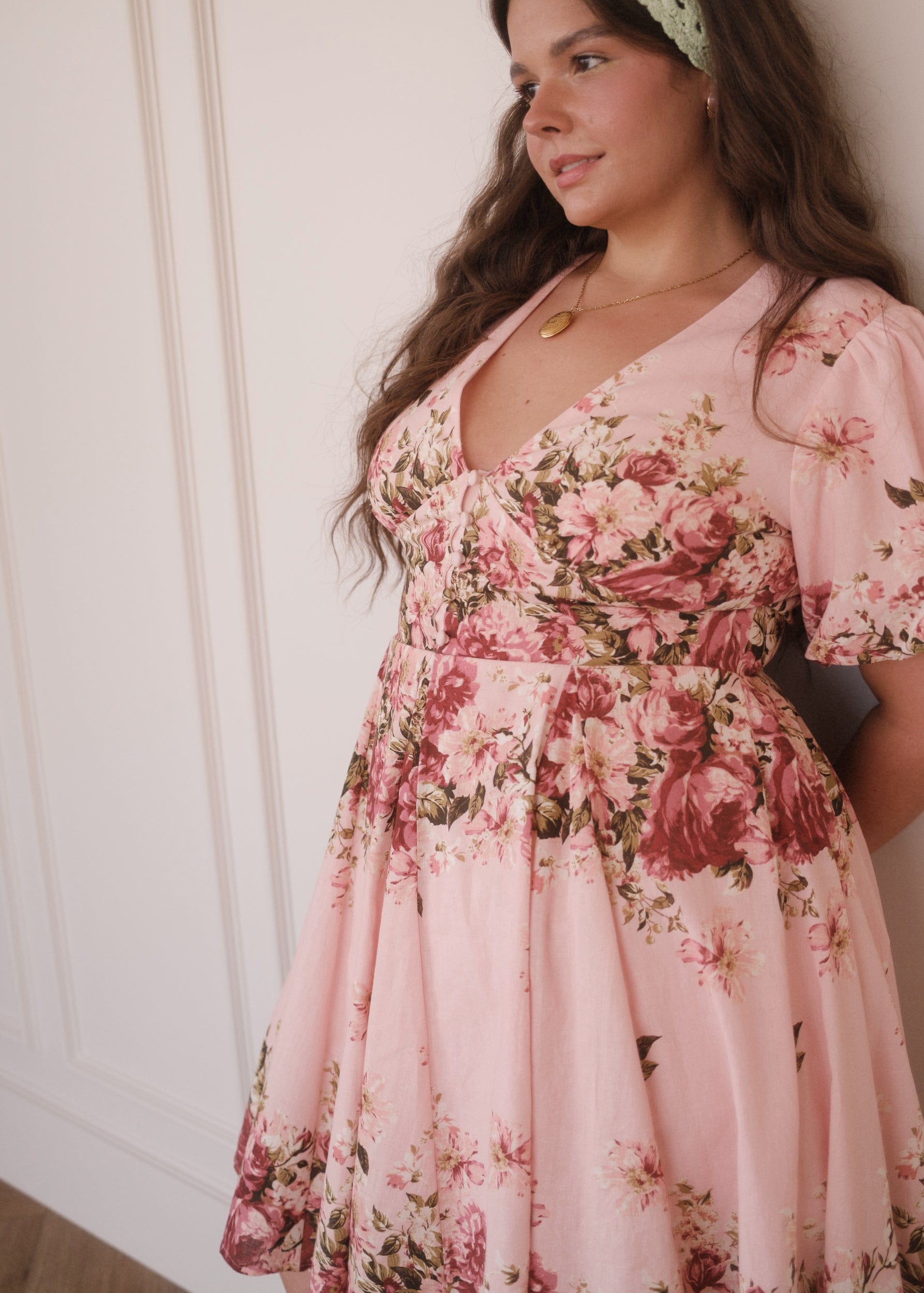 chic size inclusive model wearing Sunday Dress