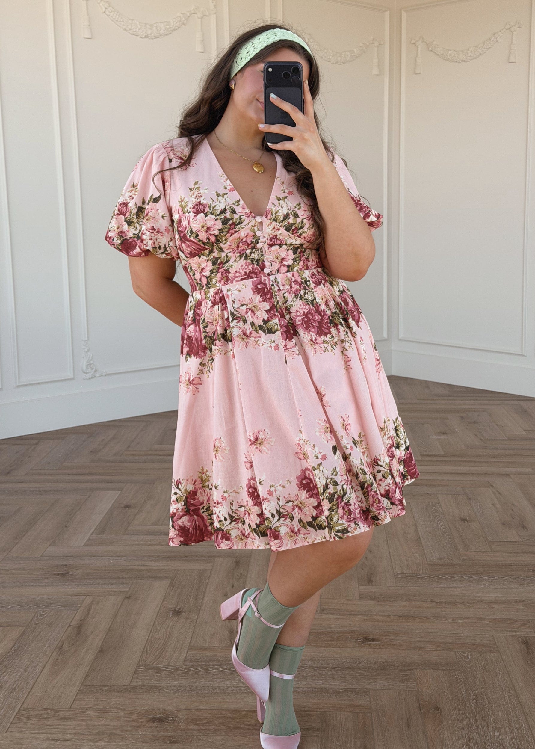 chic size inclusive model wearing Sunday Dress