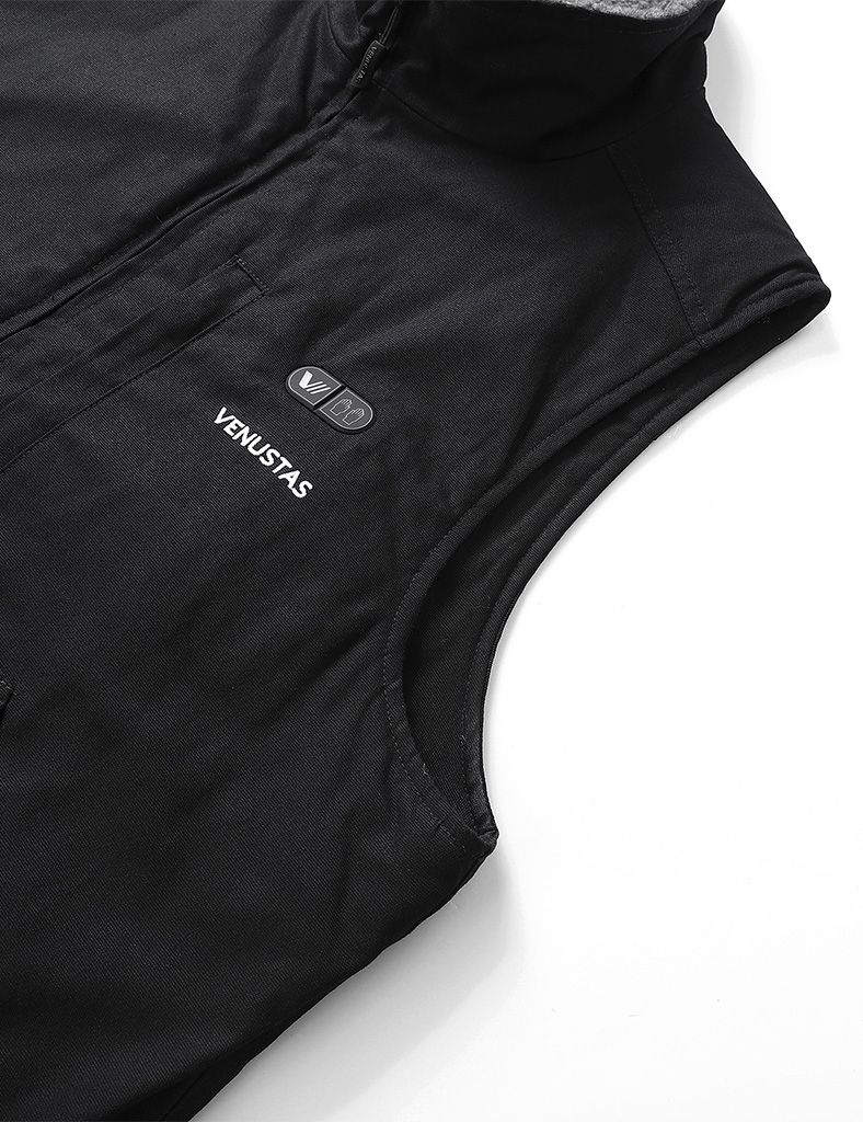 Men’s Heated Canvas Vest 12V with Dual Control, M65 [Final Sale]
