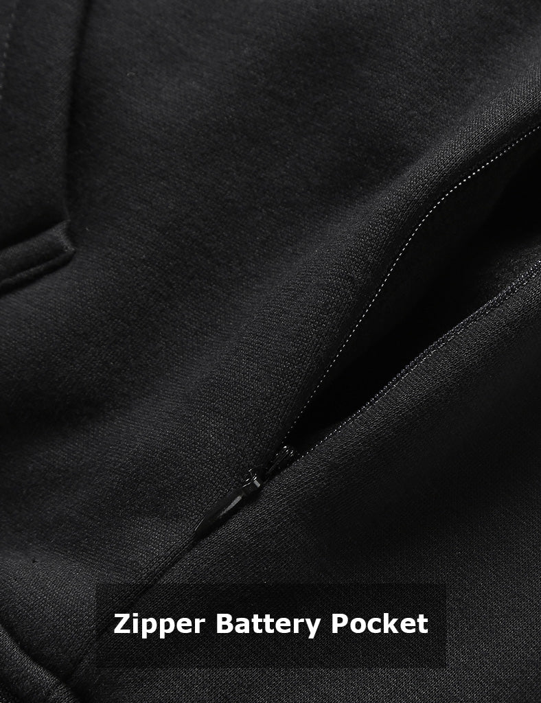 Pullover Heated Hoodie for Unisex with Heating Pockets 7.4V, U2139