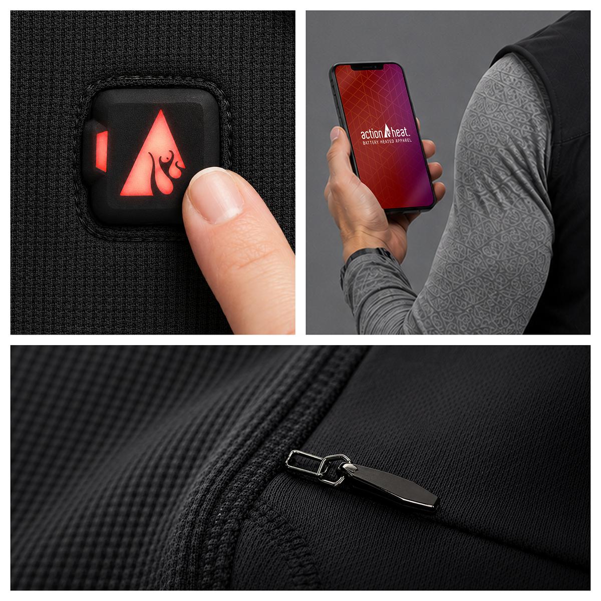 Heatrea Pro Series+ Bluetooth Women's Heated Base Layer Shirt