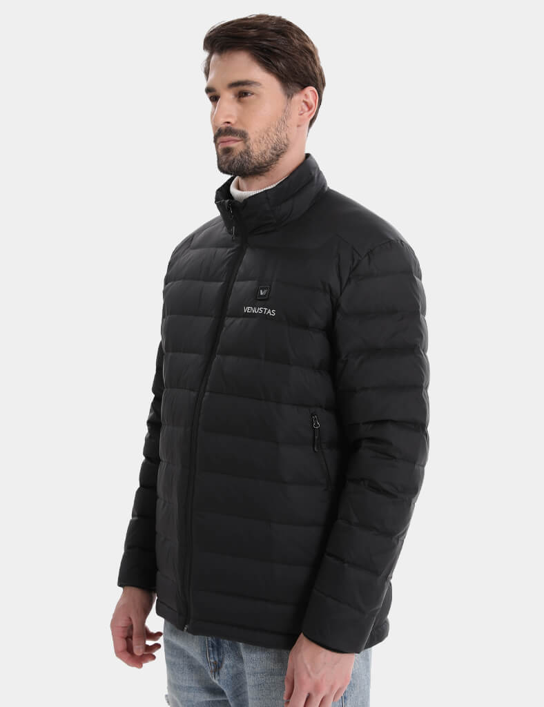 Men's Recycled Heated Lightweight Down Jacket 7.4V, EM31 [Final Sale]
