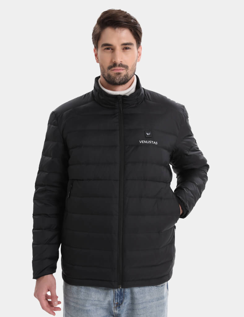 Men's Recycled Heated Lightweight Down Jacket 7.4V, EM31 [Final Sale]