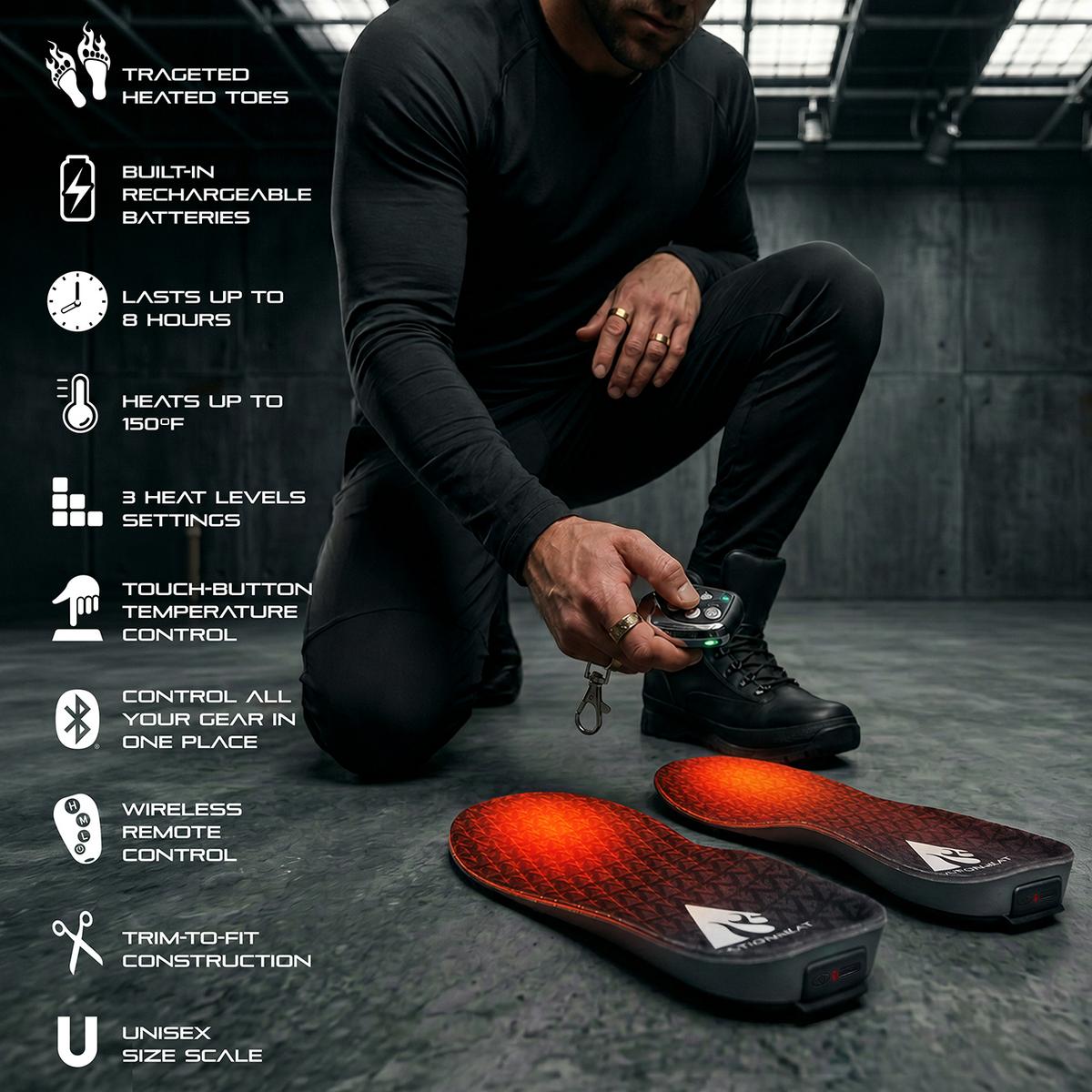 Heatrea Pro Series+ Bluetooth Heated Insoles