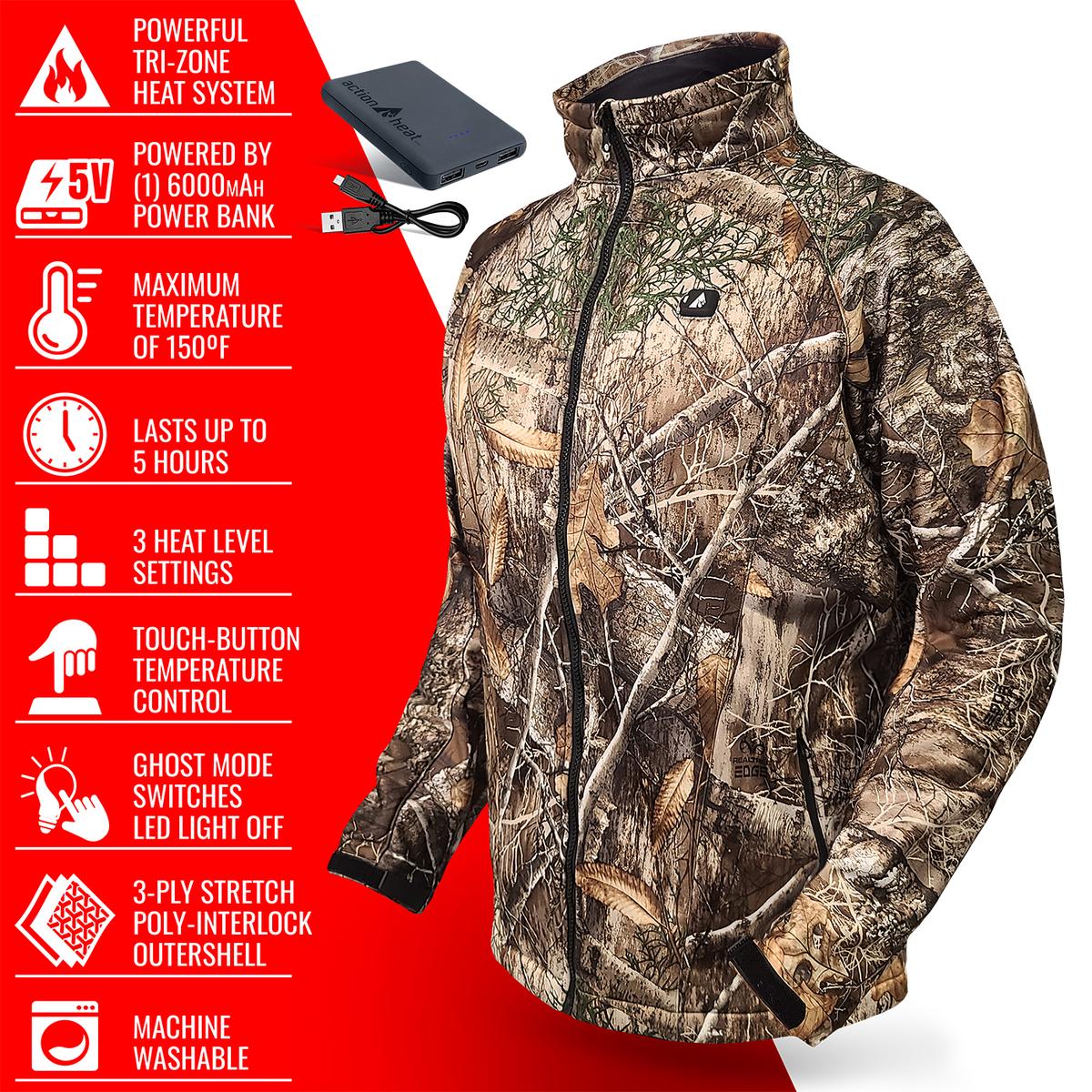 Heatrea 5V Men's Battery Heated Hunting Jacket