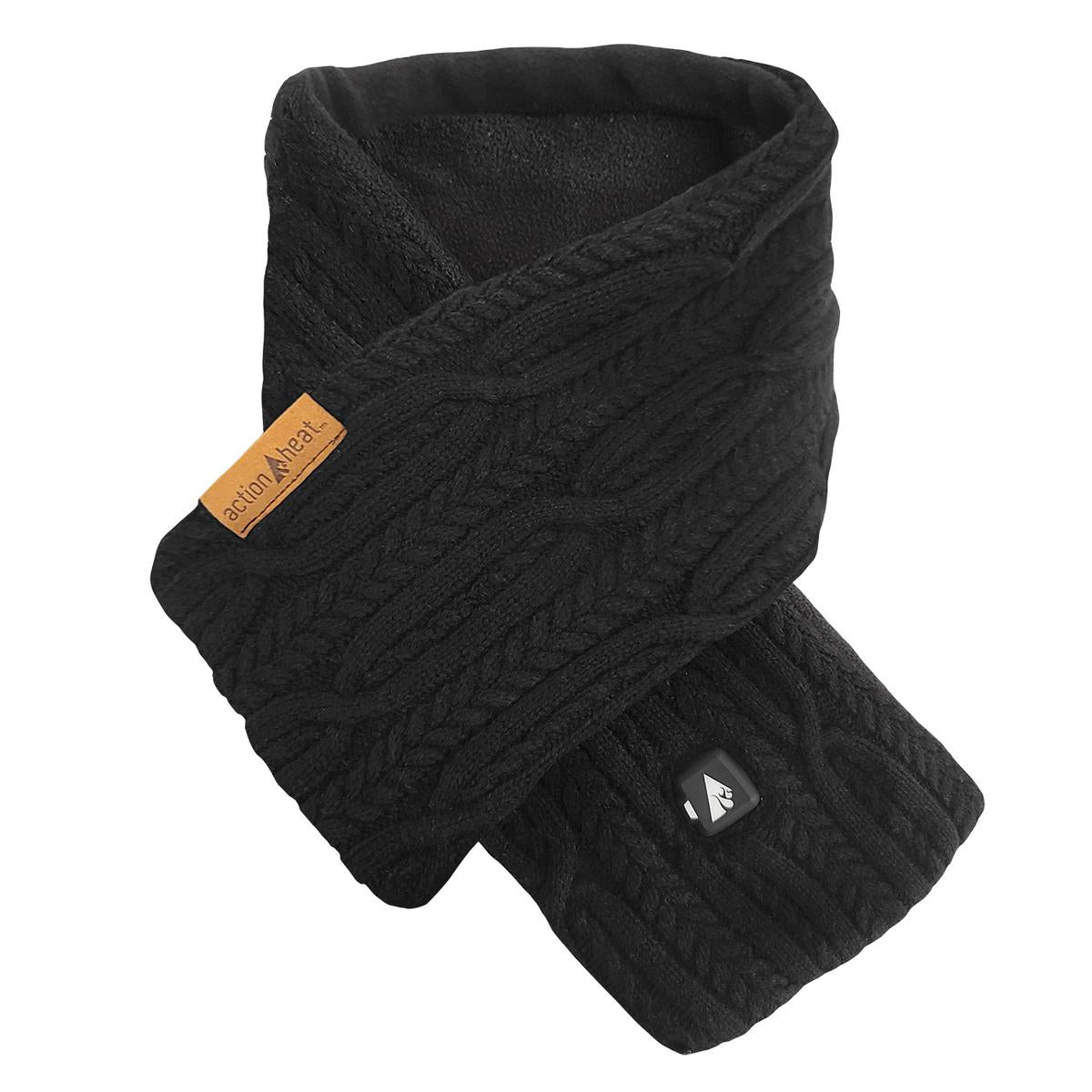 Heatrea 5V Battery Heated Cable Knit Wrap Scarf