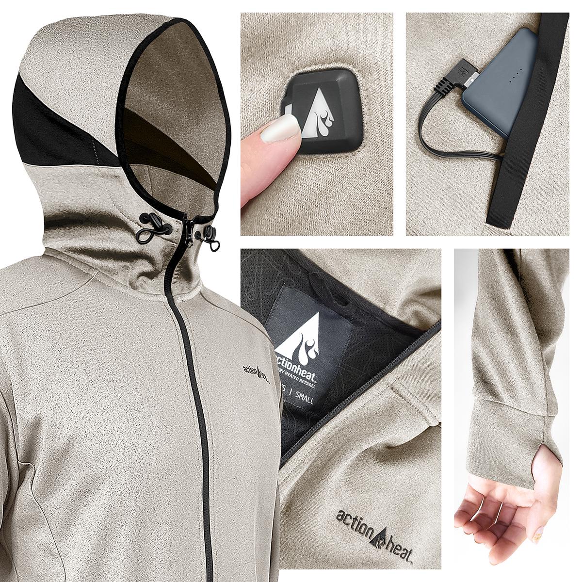 Heatrea 5V Men's Slim Fit Battery Heated Hoodie