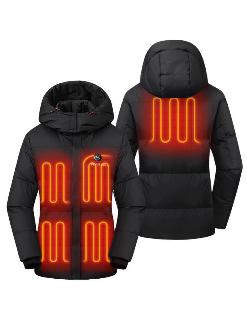 Women's Heated Coat 7.4V with 90% Down Insulation, W2036 [Final Sale]