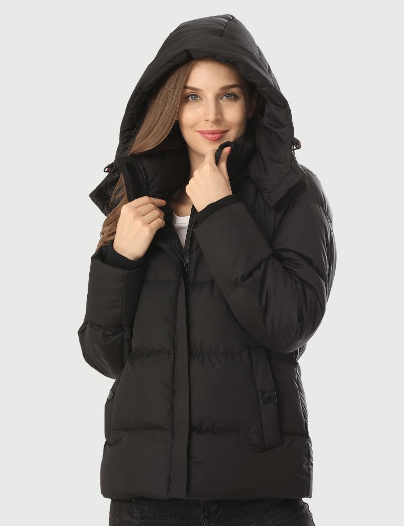 Women's Heated Coat 7.4V with 90% Down Insulation, W2036 [Final Sale]