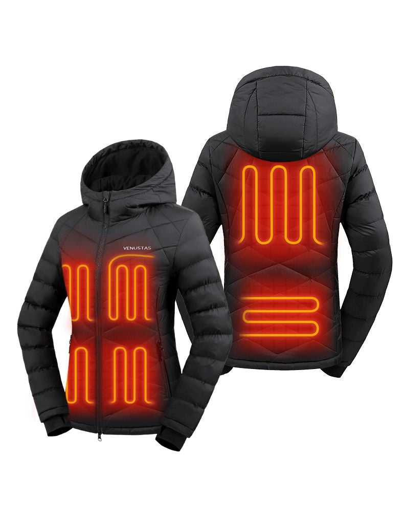 Women’s Heated FELLEX® Hooded Puffer Jacket 7.4V, EW54 [Final Sale]
