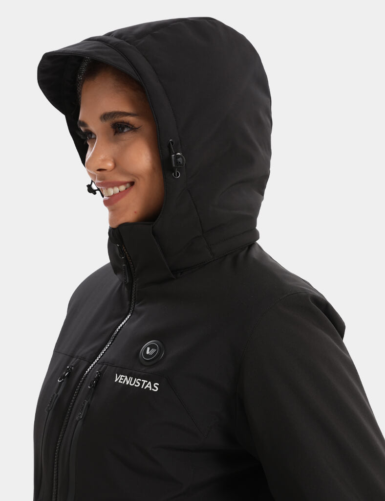 Women's Waterproof Heated Lightweight FELLEX® Jacket 12V, Arm Heating
