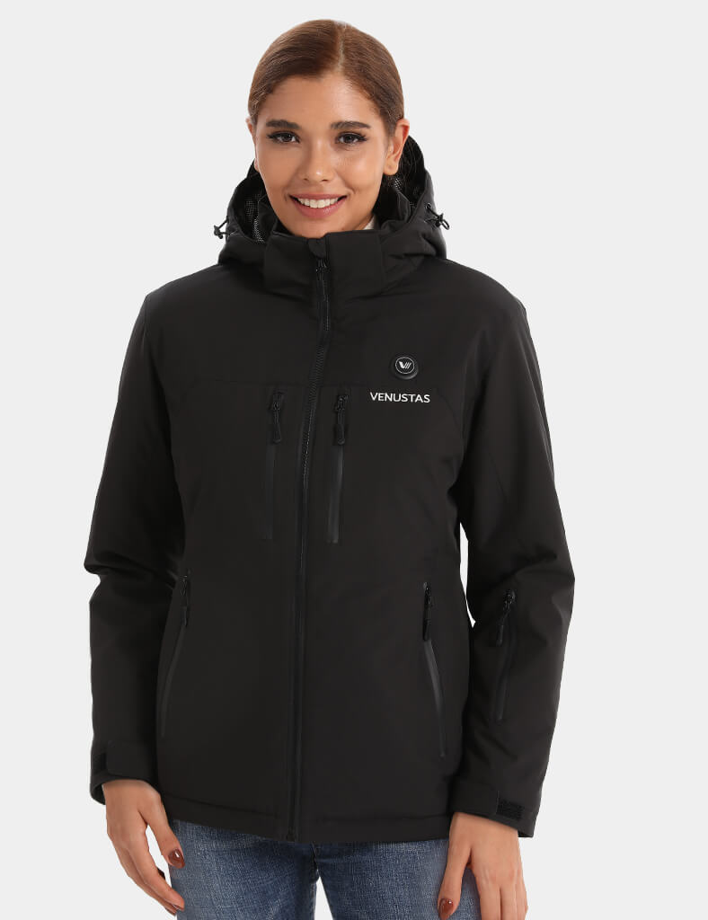 Women's Waterproof Heated Lightweight FELLEX® Jacket 12V, Arm Heating