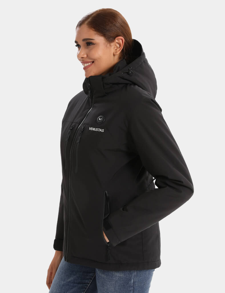 Women's Waterproof Heated Lightweight FELLEX® Jacket 12V, Arm Heating