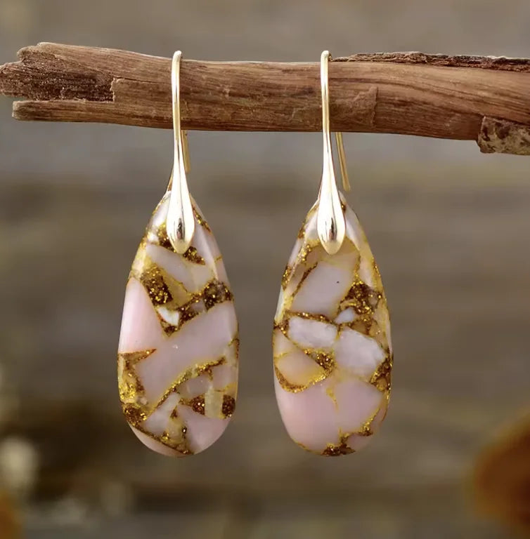 Freshwater Pearl Shell Dangle Earrings