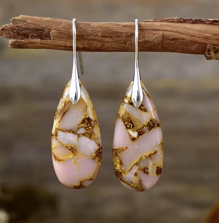 Freshwater Pearl Shell Dangle Earrings
