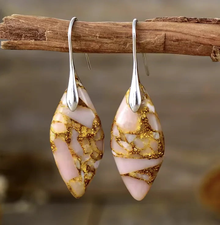 Freshwater Pearl Shell Dangle Earrings