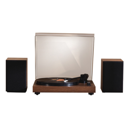Soryne JY40 Retro Wood Grain Turntable | Audio-Technica Stylus