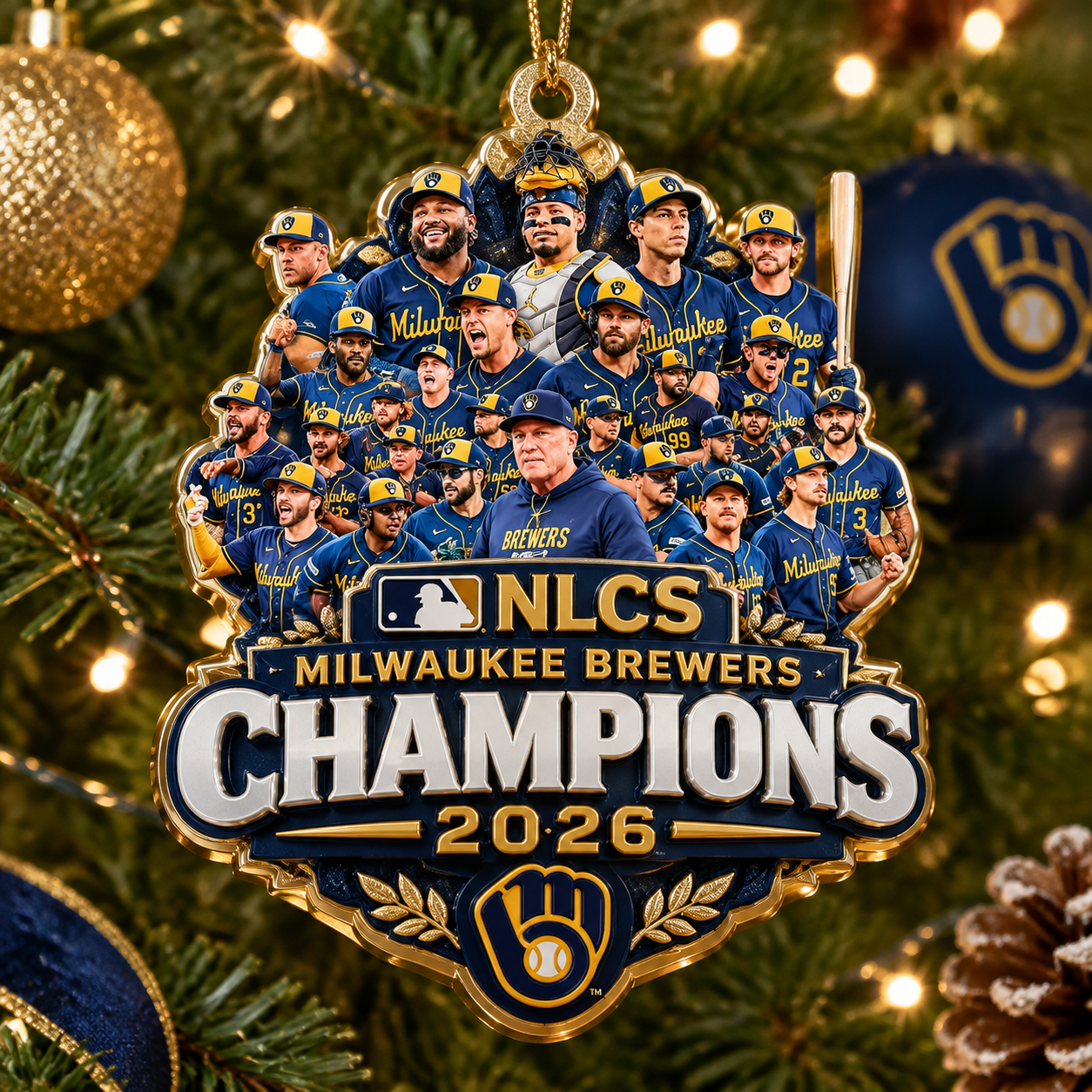 2026 National League Champions Christmas Tree Ornament