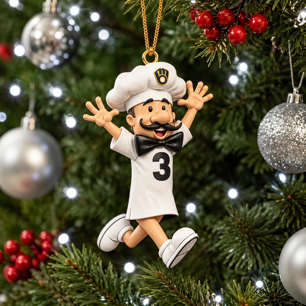 Brewers Famous Racing Sausages Ornament Set