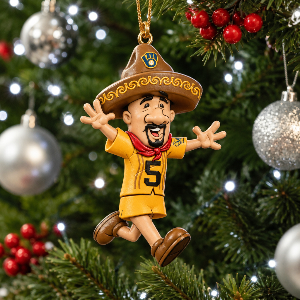 Brewers Famous Racing Sausages Ornament Set