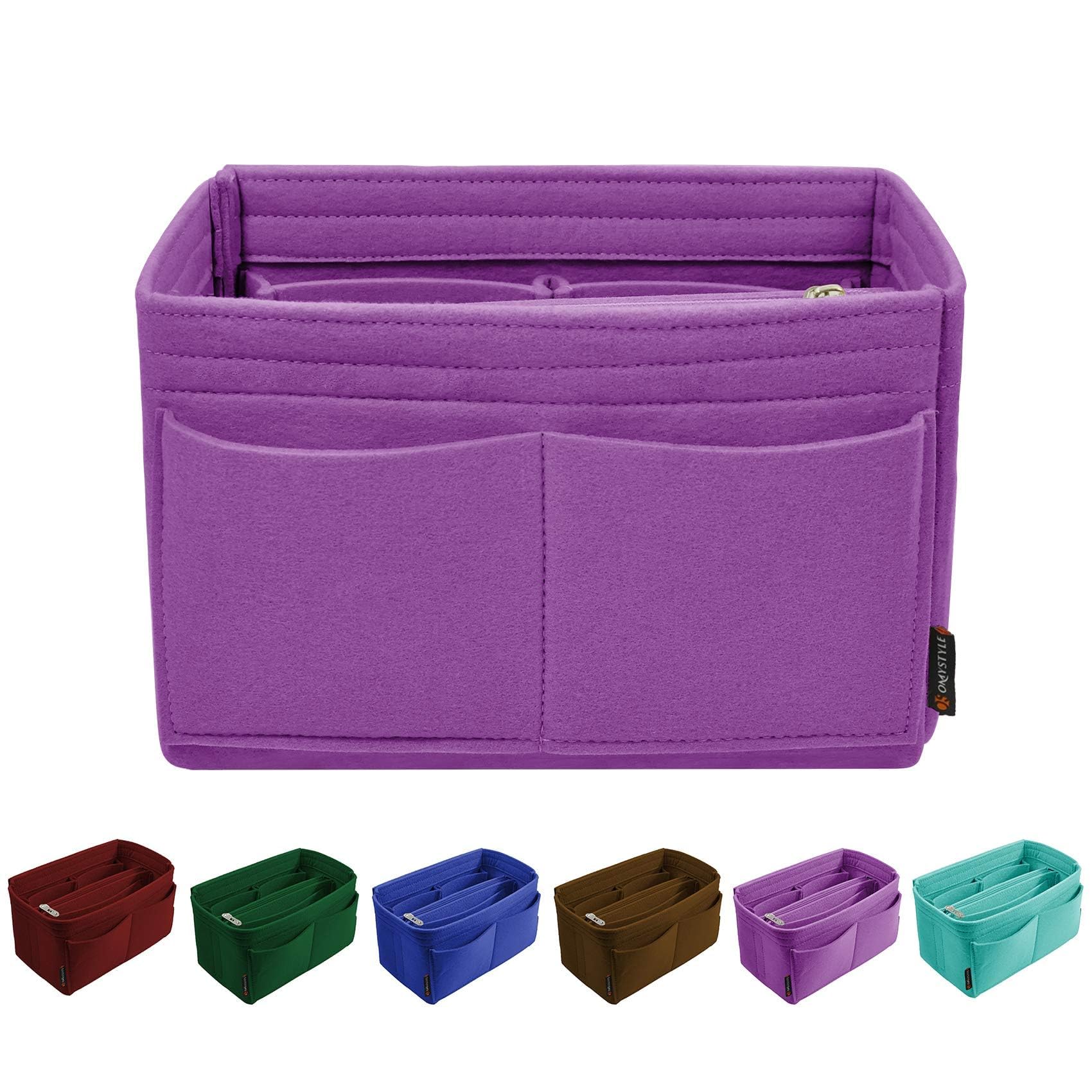 OMYSTYLE Purse Organizer Insert, Felt Tote Bag Organizer Insert with 6 Size