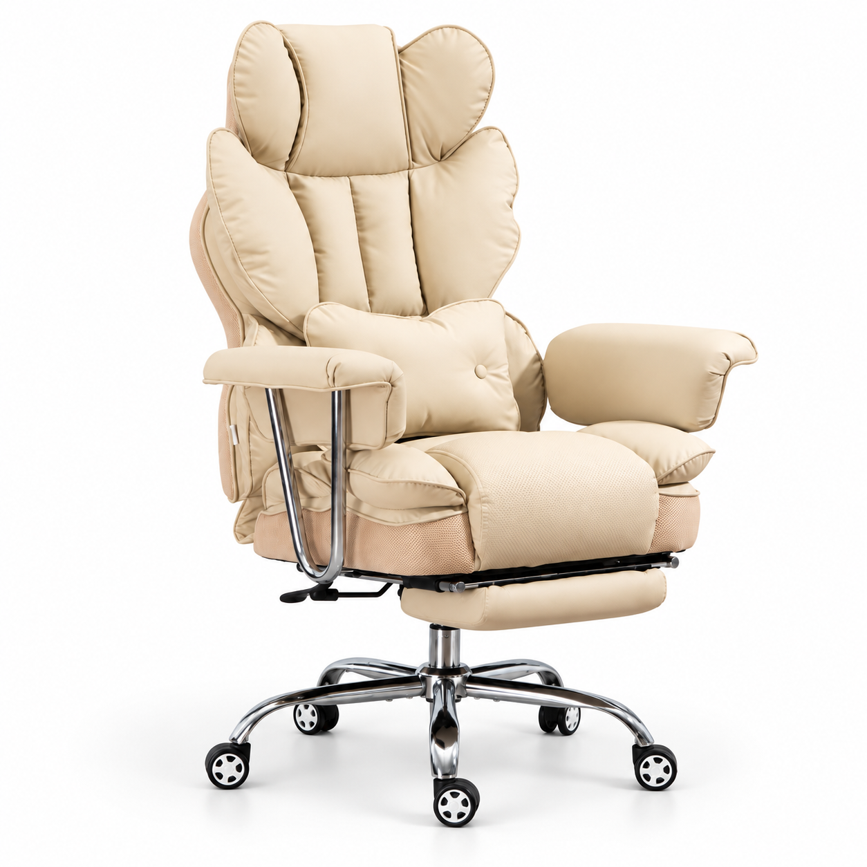 Reclining Office Chair with Footrest