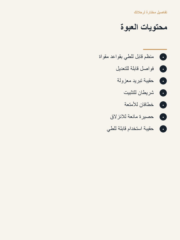 Cargo Organizer and Cooler Set - Arabic detail 3