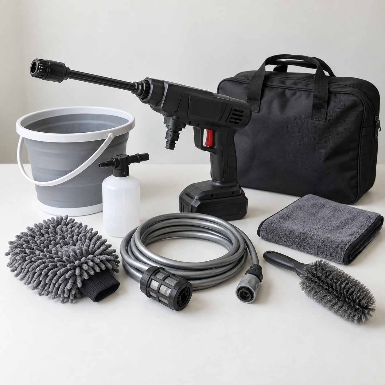 Portable Car Wash and Drying Kit - gallery view 1