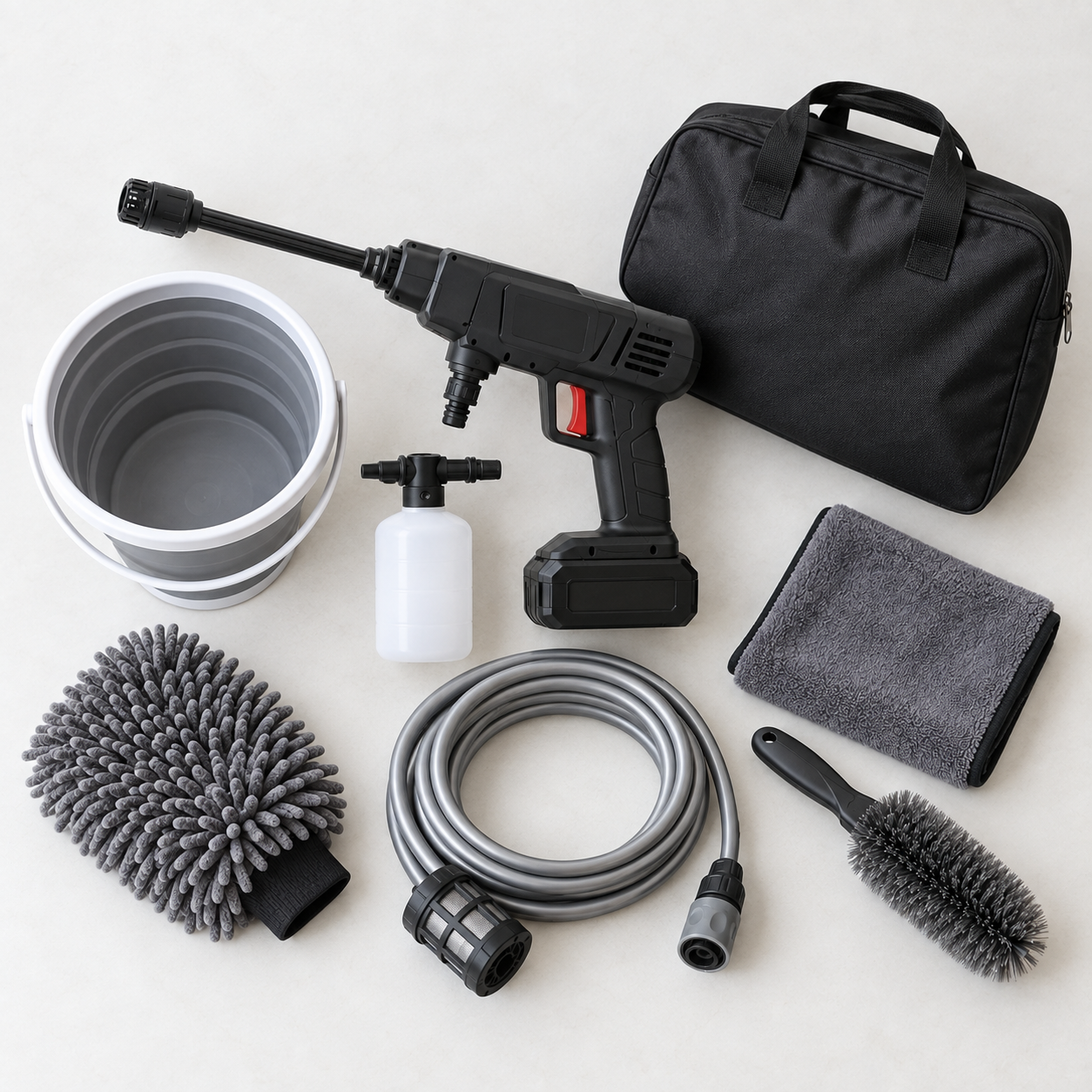 Portable Car Wash and Drying Kit - gallery view 2