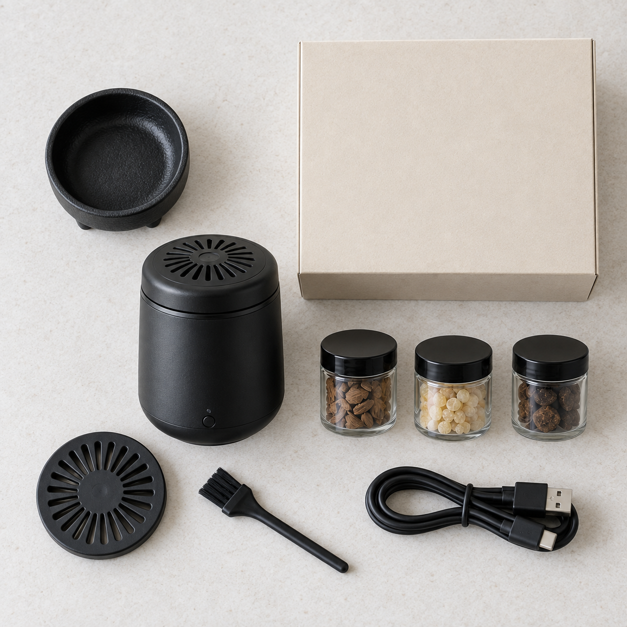 Incense and Vehicle Fragrance Gift Set - gallery view 2