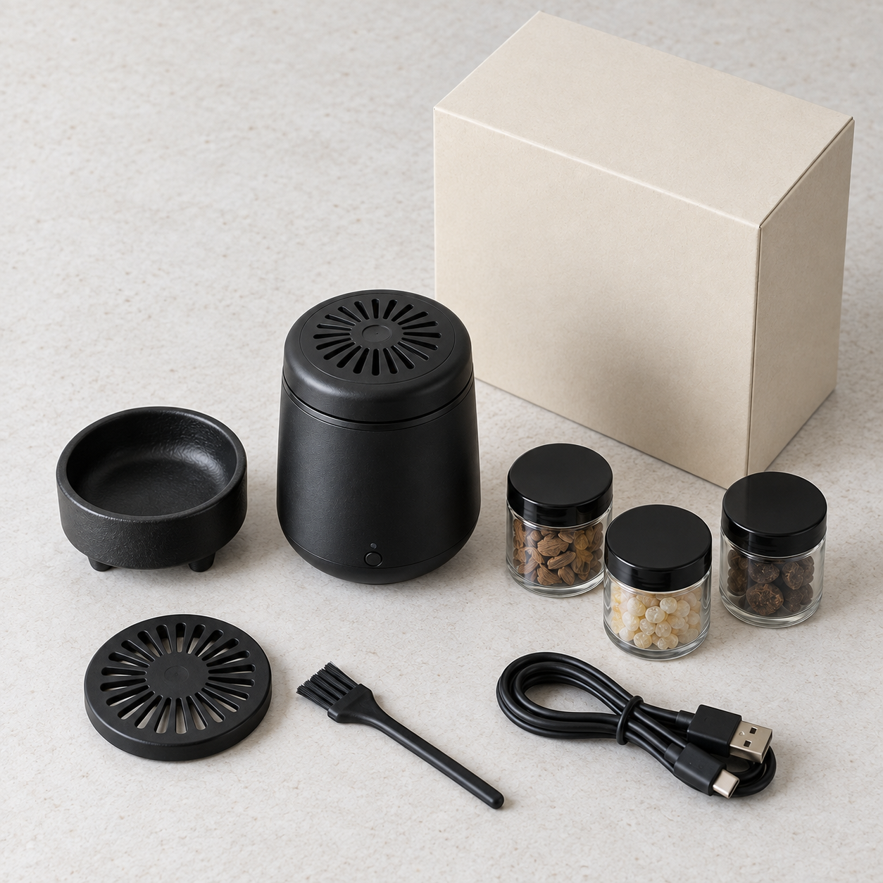 Incense and Vehicle Fragrance Gift Set - gallery view 6