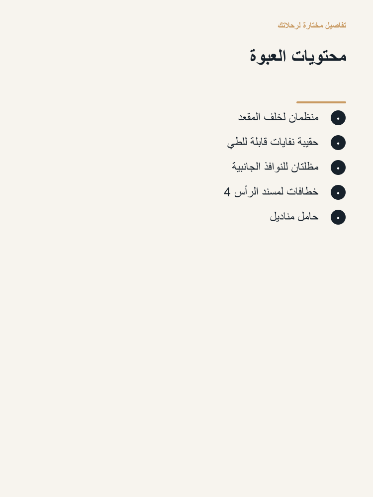 Family Backseat Organization Kit - Arabic detail 3