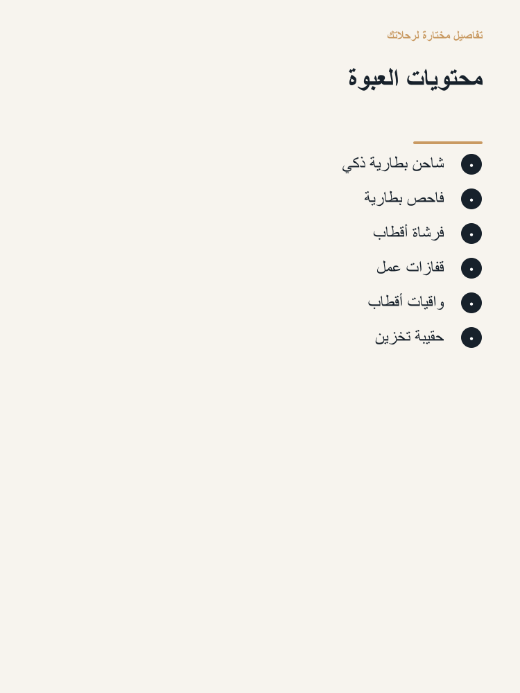 Vehicle Battery Care and Charging Kit - Arabic detail 3