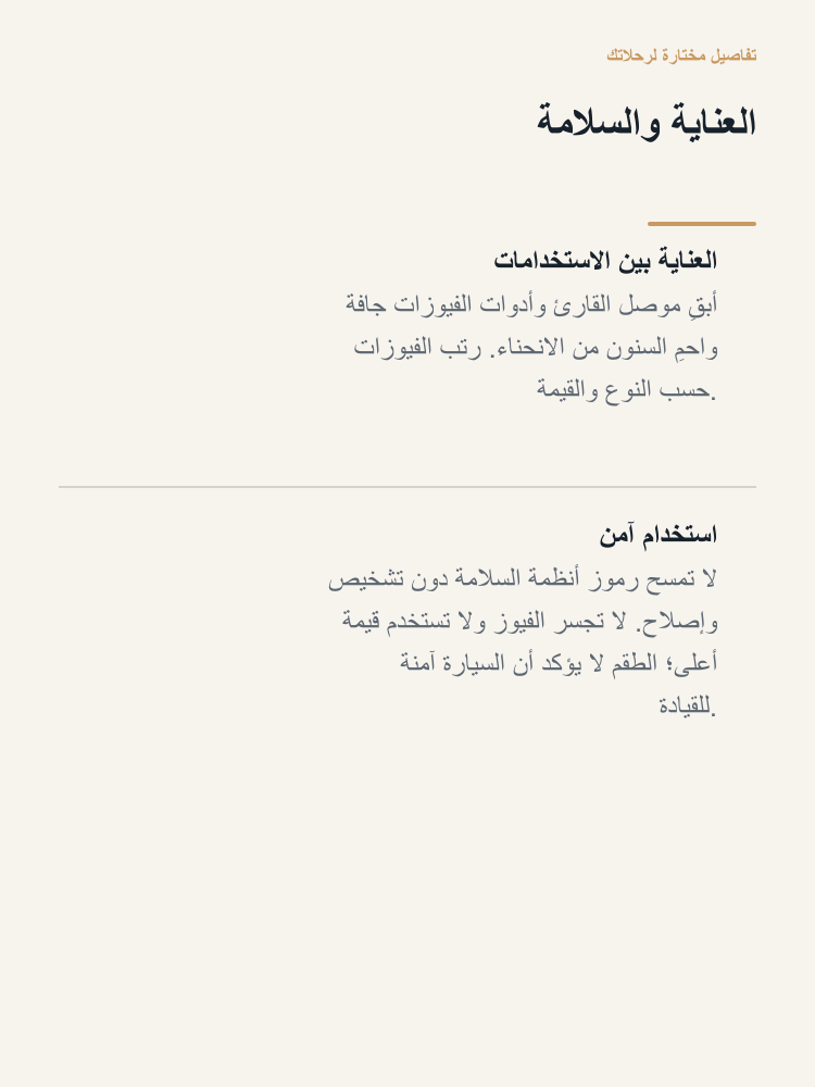 Vehicle Code Reader and Inspection Kit - Arabic detail 6