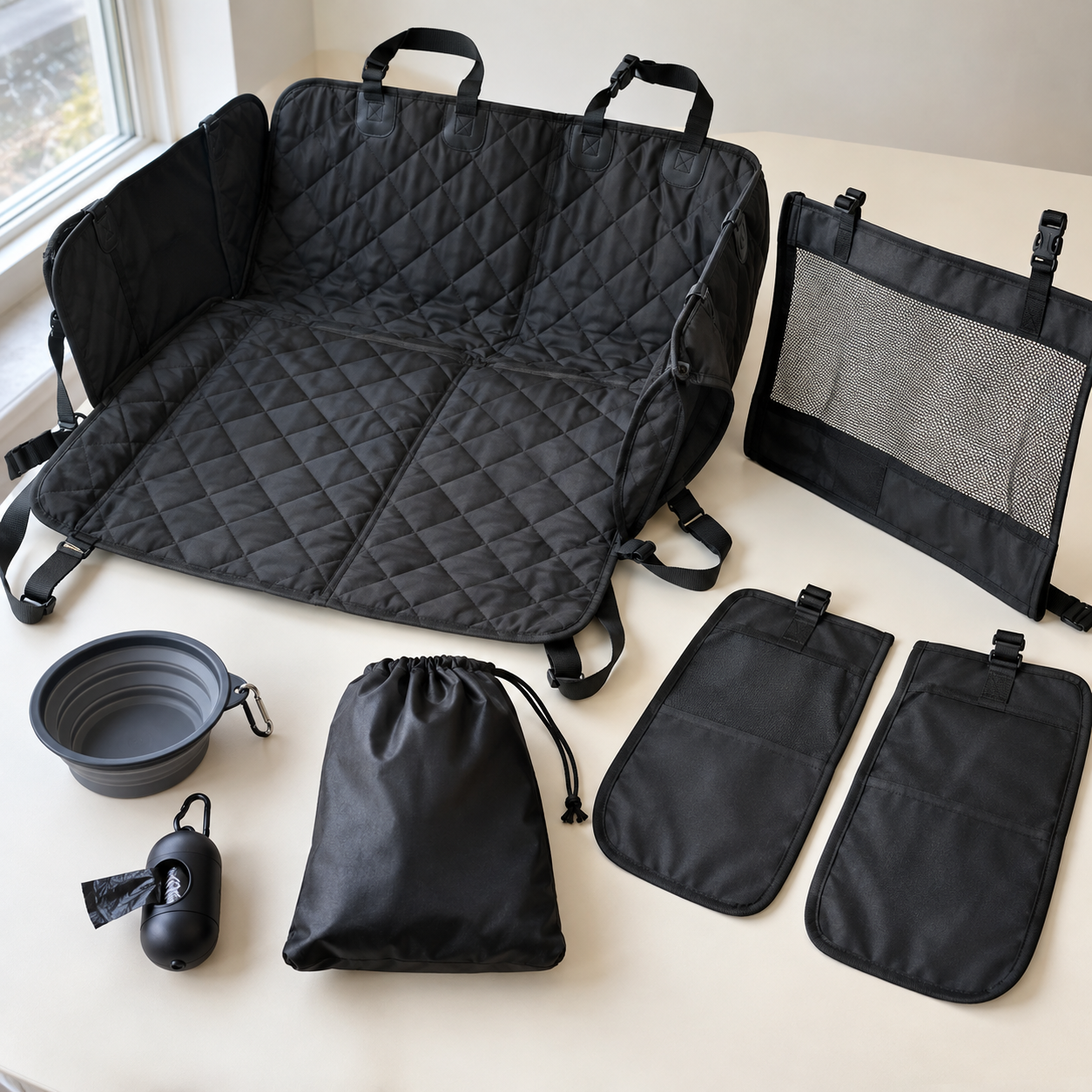 Pet Rear-Seat Protection and Travel Set - gallery view 1