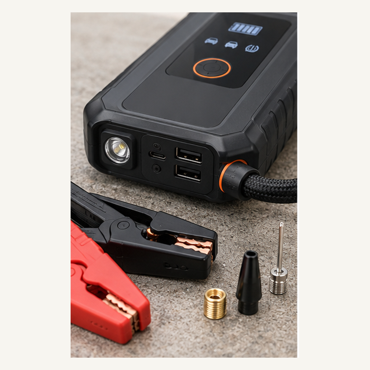 Jump Starter and Tire Inflator Combo Kit - gallery view 4