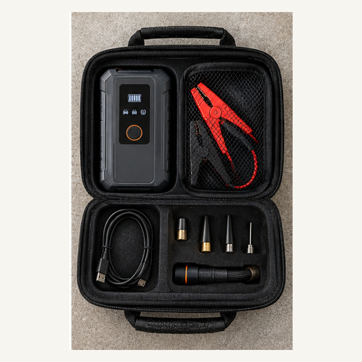 Jump Starter and Tire Inflator Combo Kit - gallery view 6