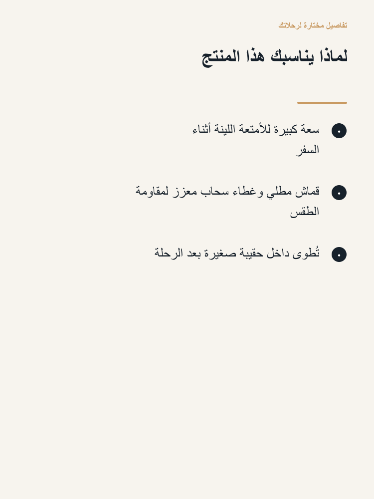 Waterproof Rooftop Cargo Bag Kit - Arabic detail 2