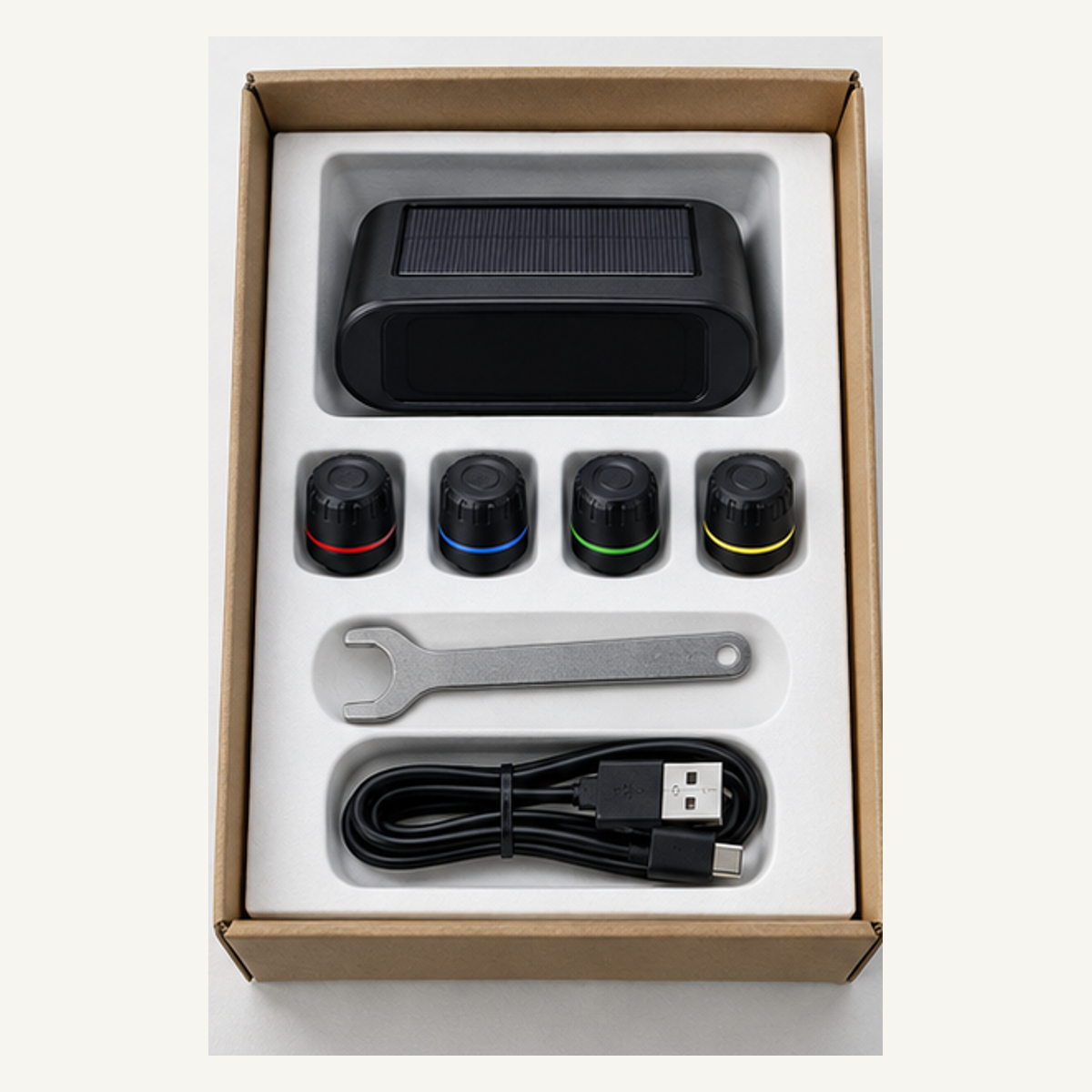 Solar Wireless Tire Pressure Monitor Kit - gallery view 6