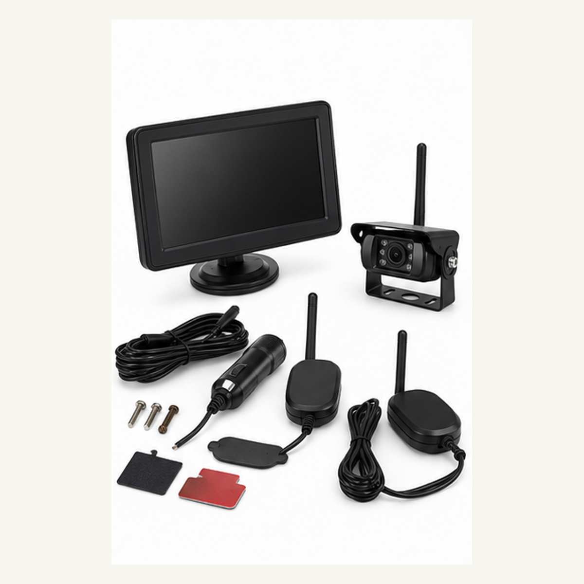 Wireless Reversing Camera and Monitor Kit - complete kit