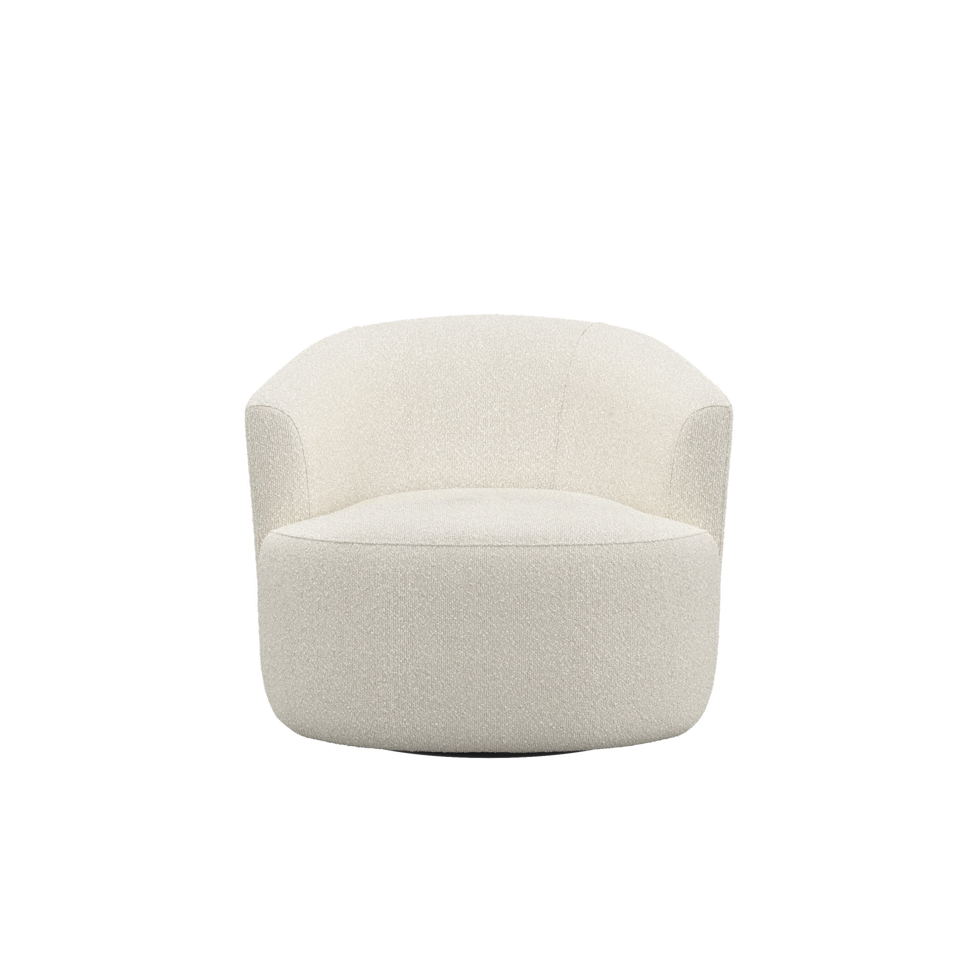 Bouclé 360° Swivel Accent Chair